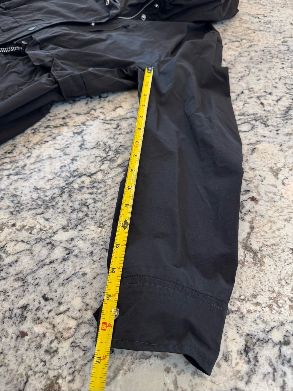 J.Crew Black Utility Jacket Hooded Anorak Lightweight Medium - Picture 10 of 11